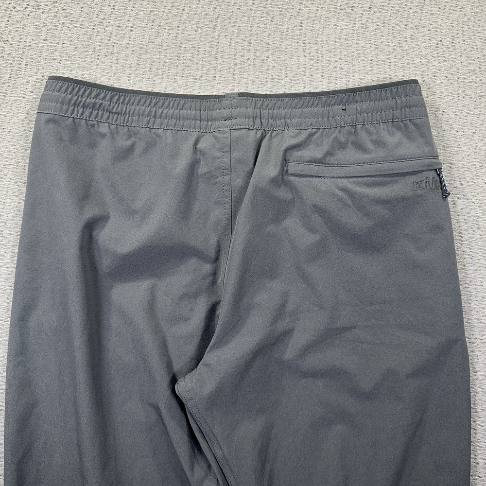 KUHL Freeflex Jogger Mens M Gray Stretch Lightweight Softshell Quick Dry Pants - Picture 11 of 12